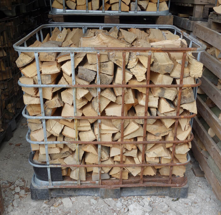 Bûches compressées